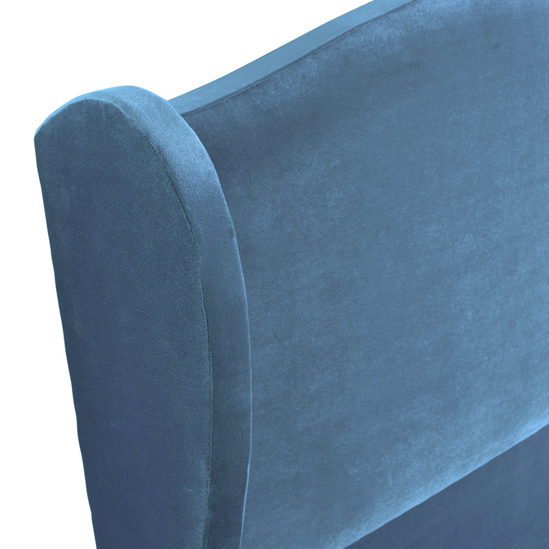 Felicity Upholstered Headboard, Blue, Super King (6')