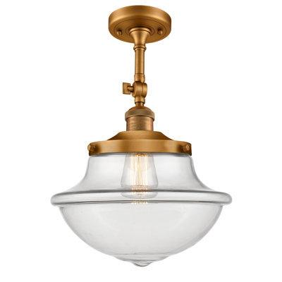 Plafonnier semi-encastré 1 lumière 12 po Baptiste