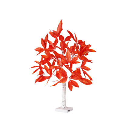 LED White Birch Attract Wealth Tree Tree Lights Christmas Shape Lights Decorative Ornaments Lights