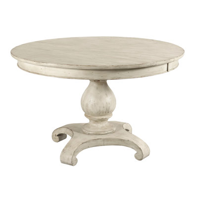 Shaylene Extendable Round Solid Wood Dining Table