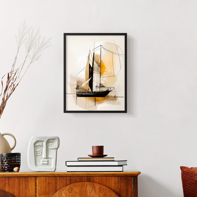 NAUTICAL Series CCCXCIV  -Premium Framed Print -Ready to Hang - No Nails Required