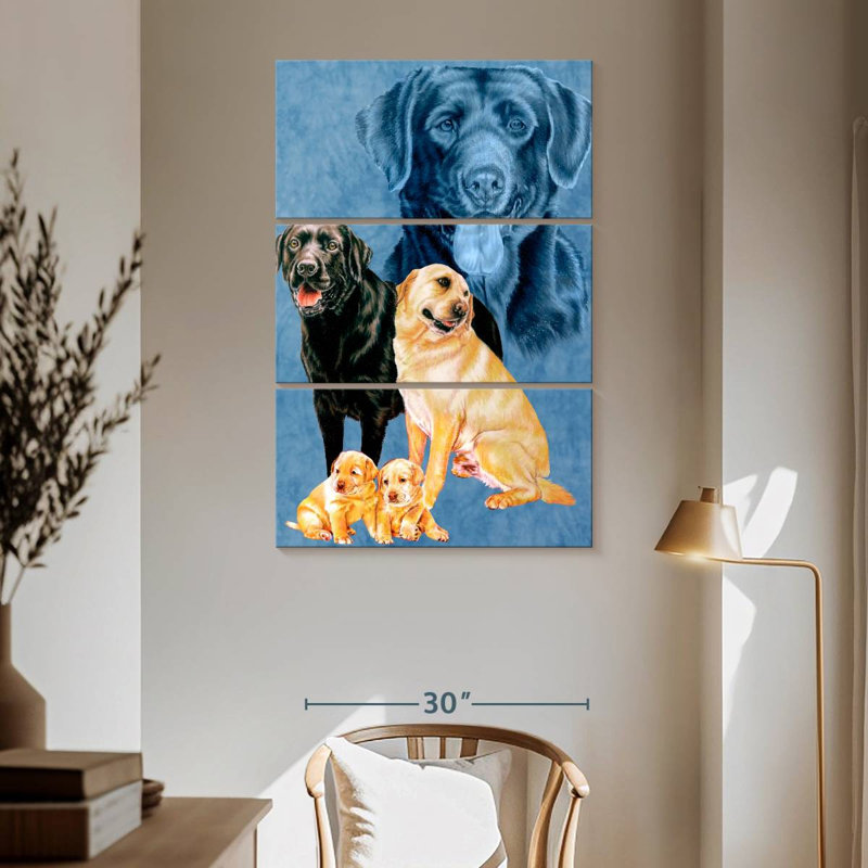 Brampt Labrador Retrievers, 65" H x 42" W