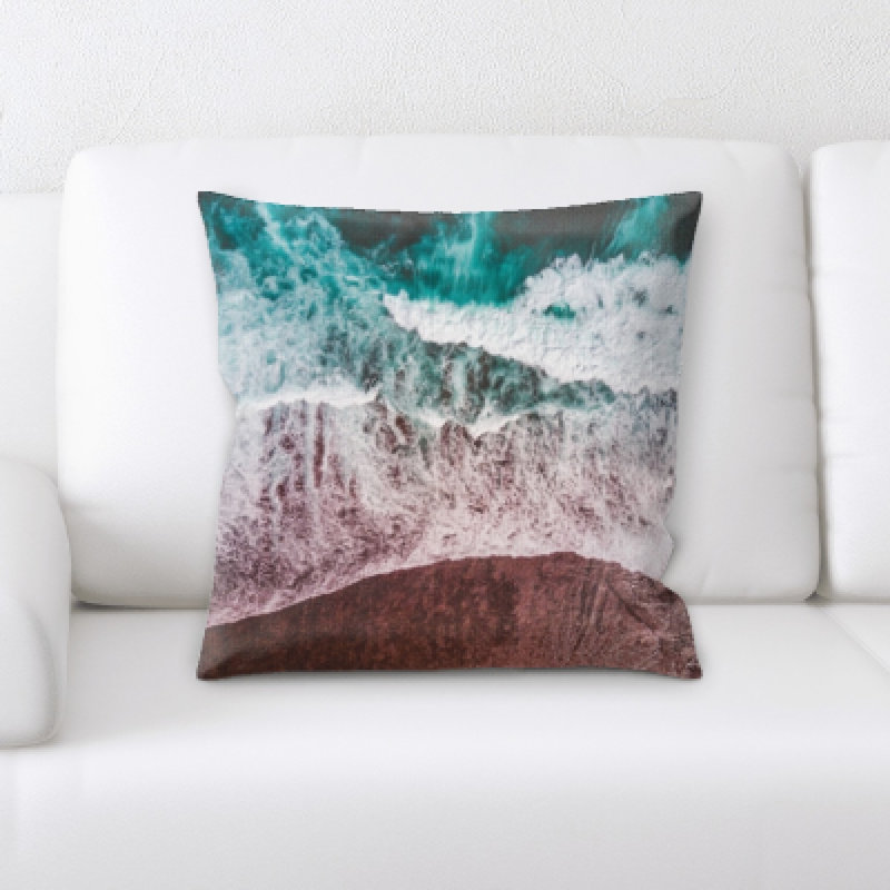 Microsuede Throw Pillow