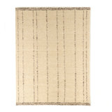 Corwin Striped Area Rug in White/Neutral