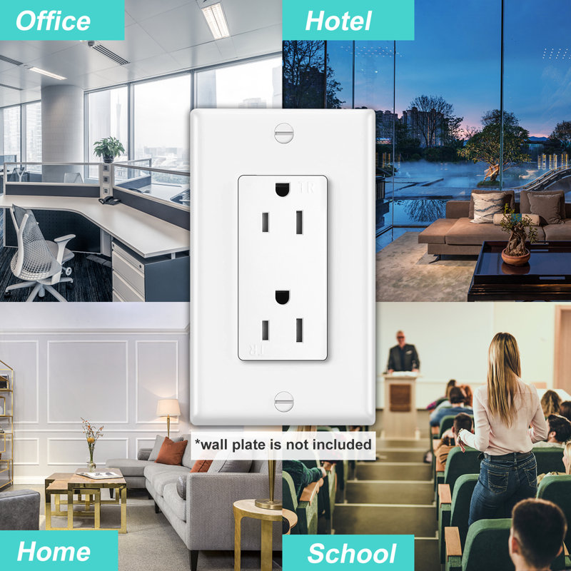 15 Tamper Resistant Duplex Outlet