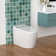 Bcan Smart Toilet With Advance Auto Open/Close Lid/Seat, Tankless Multiple Massage Bidet Modes, 1.28 Gallons Auto Flush, Heat Seat, Warm Wash/Dryer, Soft Closing, Pre-Wetting, Remote Control And Foot Sensing,