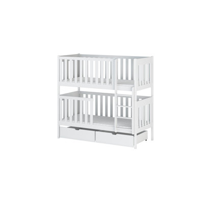 Axlan Bunk Bed with Storage Included with Built-in Ladder Included