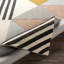 Laureate Geometric Handmade Tufted Wool Cream/Light Gray/Brown Area Rug-923842384