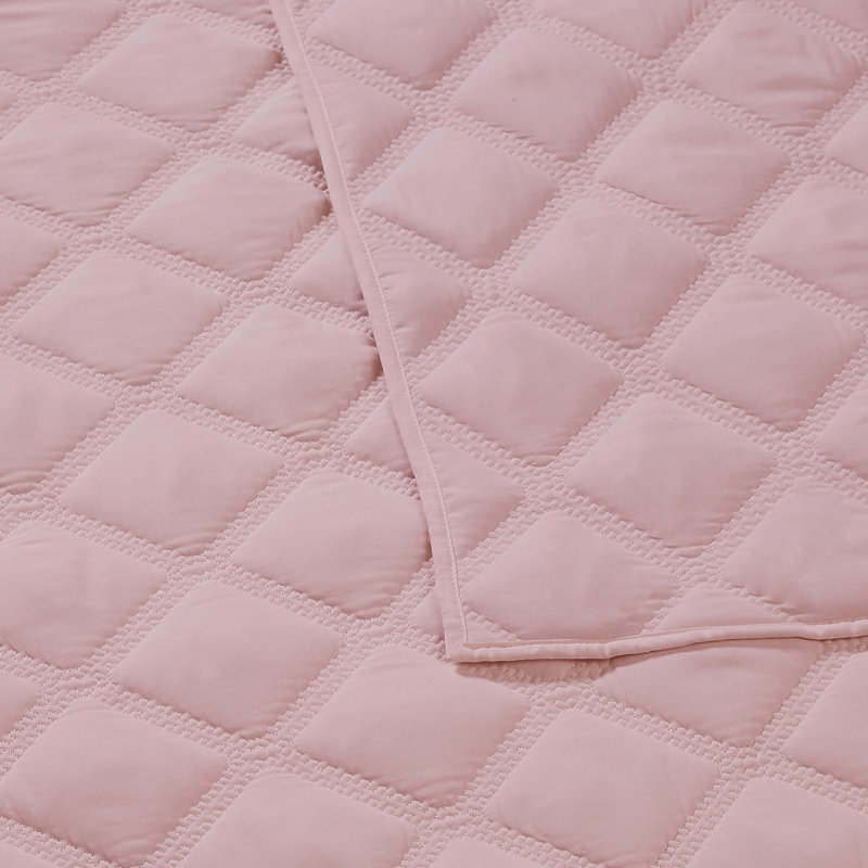 Everyday Quilt, Blush, King Quilt + 2 Shams