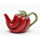 Ceramic Red Chili Pepper Teapot- 5"H