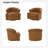 Tinsleigh 31.5" Wide Genuine Leather Swivel Chair (Set of 2)-107097800