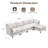 Tatum Modular Sectional Sofa with Movable Ottoman-110373950