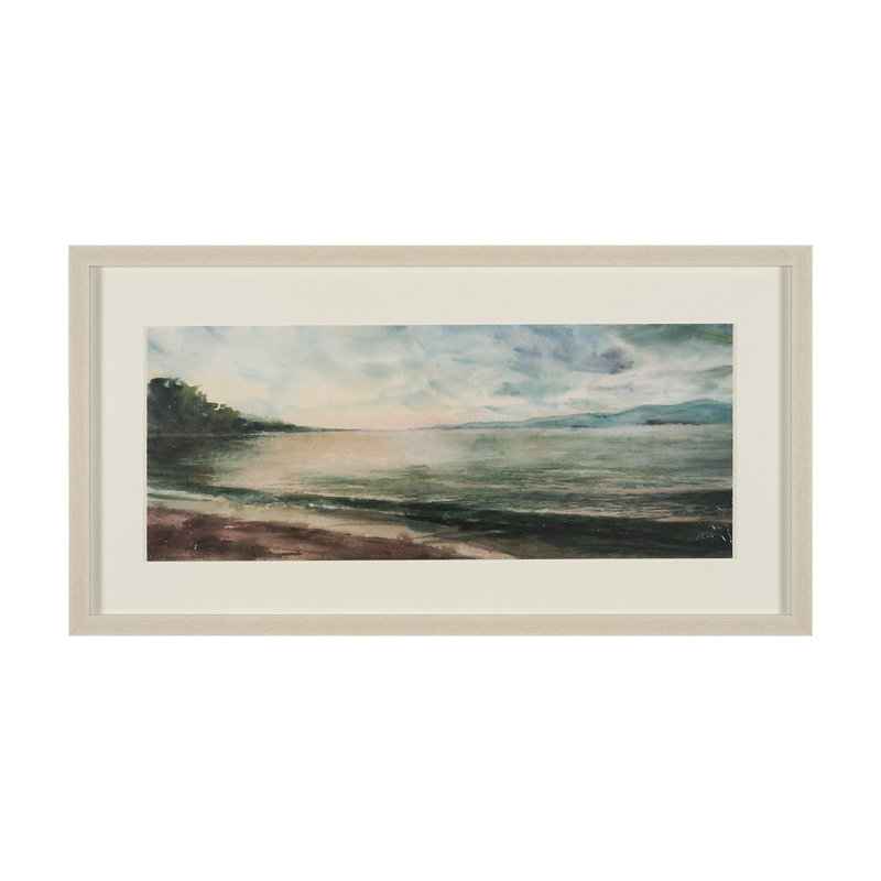 «Coastal Splendor I» par Studio, œuvre d'art encadrée à la main mate sous verre, Coastal Splendor I