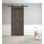 Porte de grange pliante en bois massif de style K avec trousse de quincaillerie - assemblage requis-108658300-101127219