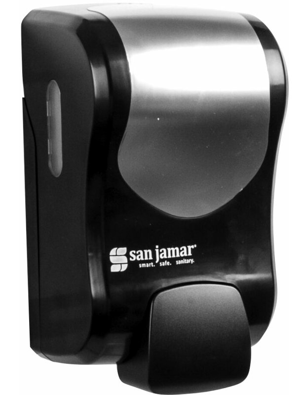 Distributeur de savon, Noir / acier inoxydable