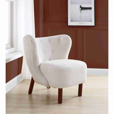 Fauteuil d'appoint en sherpa Teddy