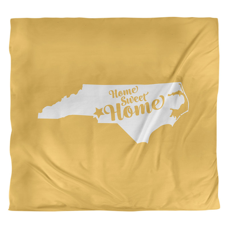 Housse de couette home charlotte charlotte, Housse de couette pour très grand lit, Jaune, Polyester brossé