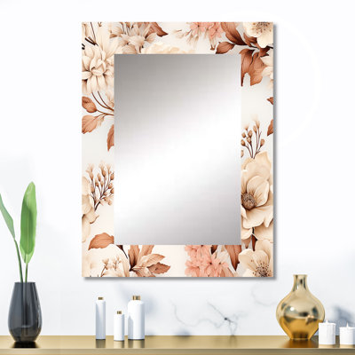 Vintage Florals - Plants Mirror Wall Decor