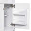 Meuble de salle de bain blanc, meuble-lavabo à tablette pratique 60 "avec porte fonctionnelle et vasque en céramique, solution moderne-294380283
