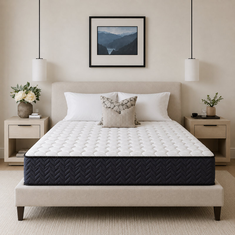 14-Inch Motion Isolation Hybrid Mattress – Cooling Memory Foam with Breathable Support, CertiPUR-US Certified, Queen