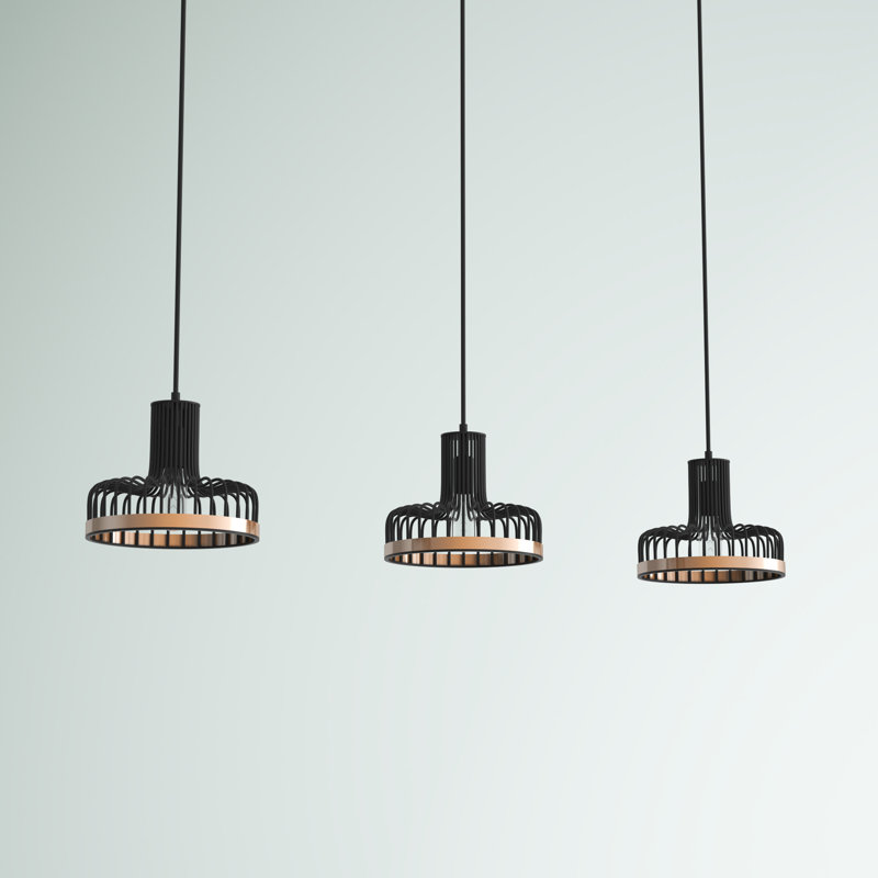 Eva 3 - Light Kitchen Island Pendant, Black