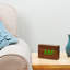 Digital Birch Solid Wood Electric Alarm Tabletop Clock-996935194