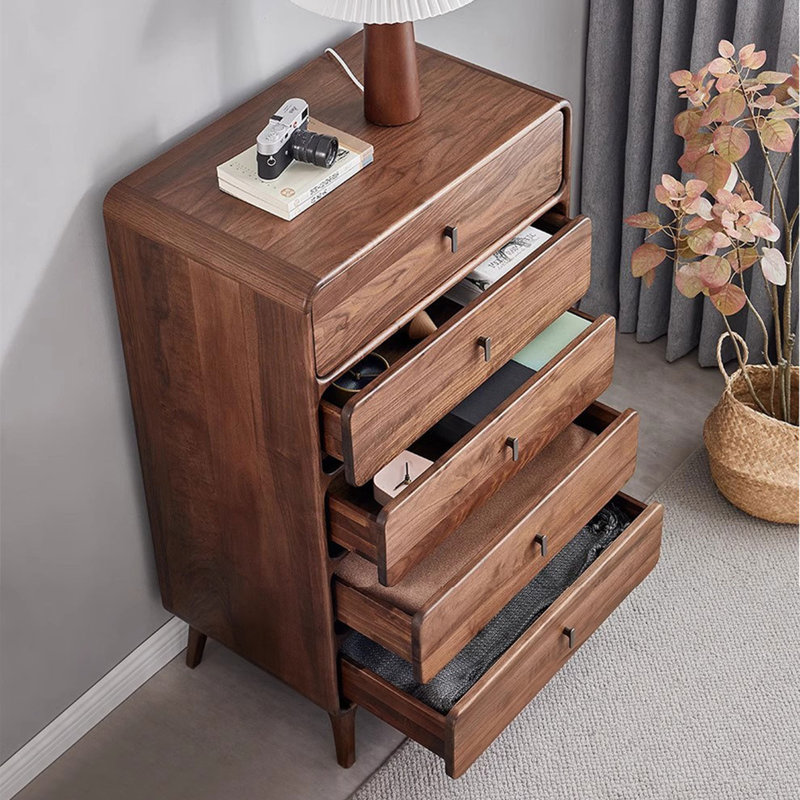 Commode d'appoint simple et ronde