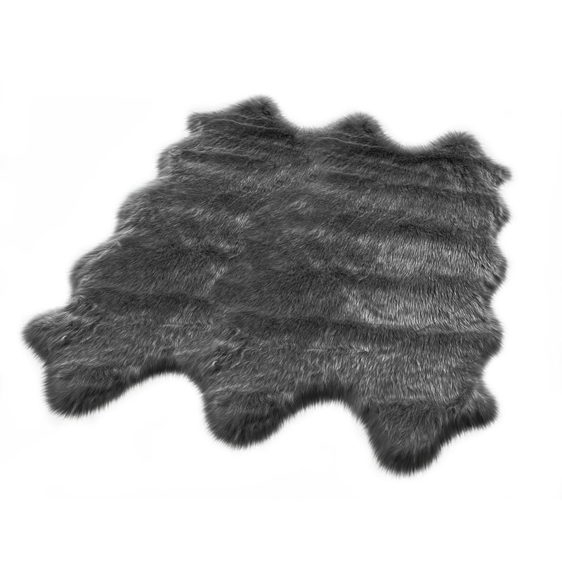 Tapis Novelty Borge, Nouveauté 5 pi x 5 pi 6 po