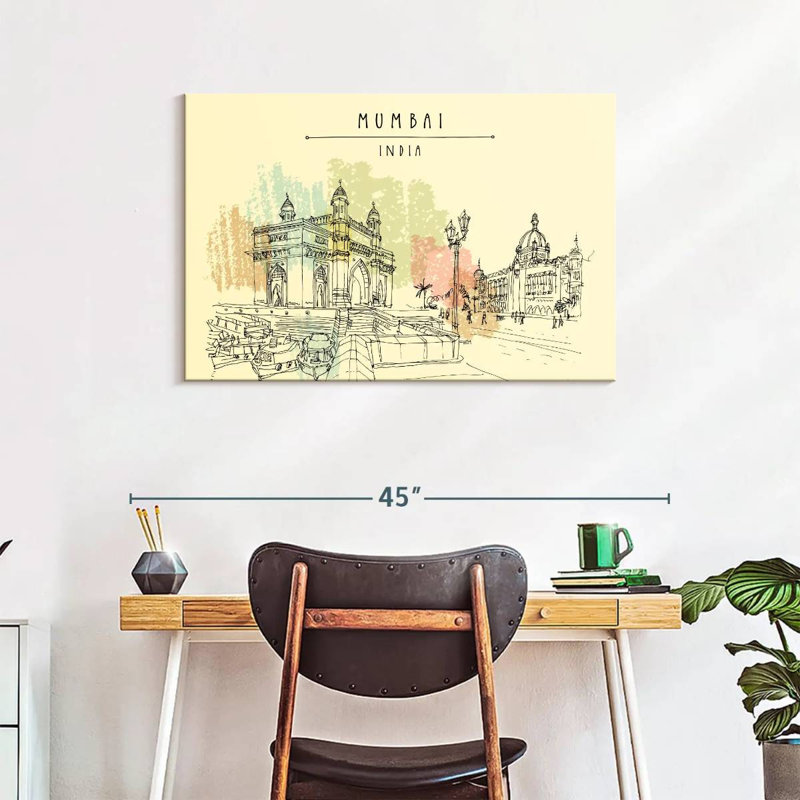 Nicci Mumbai, 24" H x 36" W