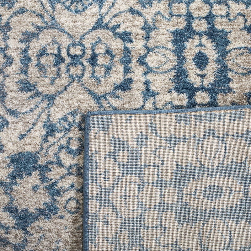 Tapis floral Weigle Sofia Performance, Rectangle 2 pi 6 po x 4 pi
