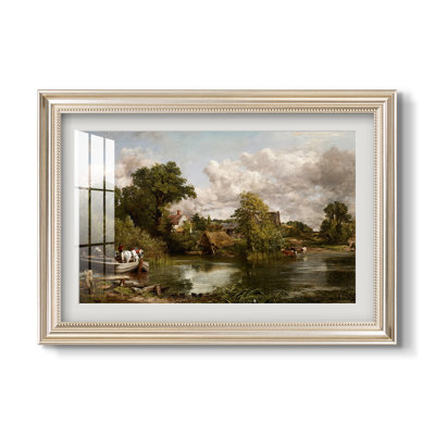 Le Cheval blanc, 1819 - John Constable - Estampe encadrée sur mesure
