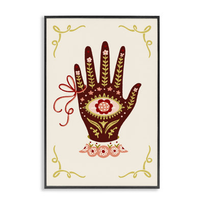 Estampe numérique boho style populaire, design par Hannah Moren