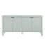 Buffet blanc festonné 4 portes Emmeline-106714566
