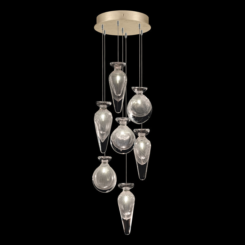 Essence 7 - Light Pendant, Clear, Gold
