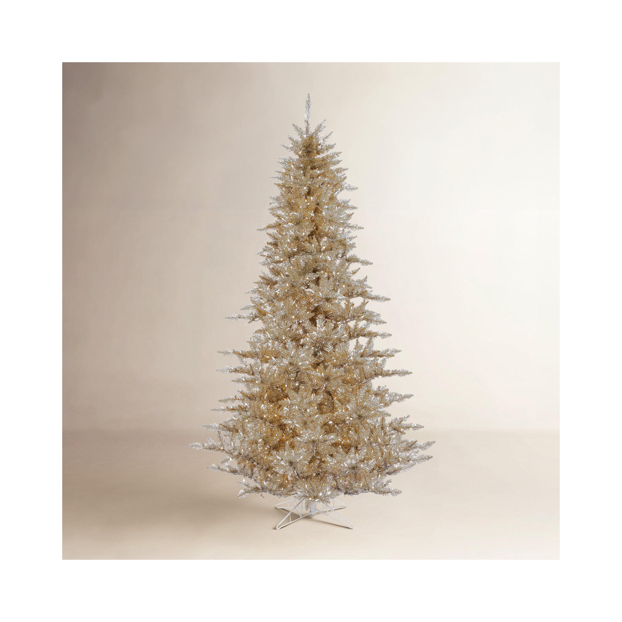 Champagne Fir Artificial Christmas Tree, 7.5'