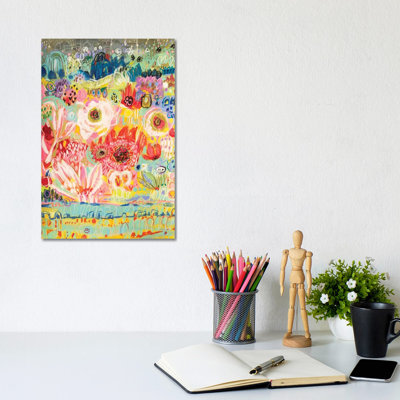 Love To Travel II by Karen Fields - Wrapped Canvas Print