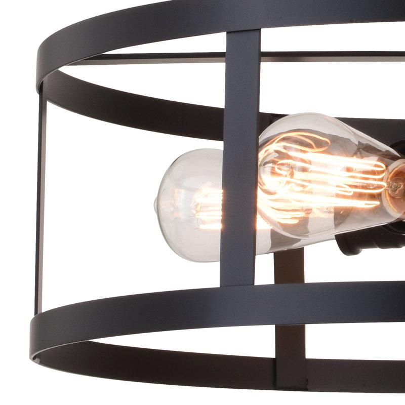 Luminaire suspendu tambour unique à 5 lumières Rafiul