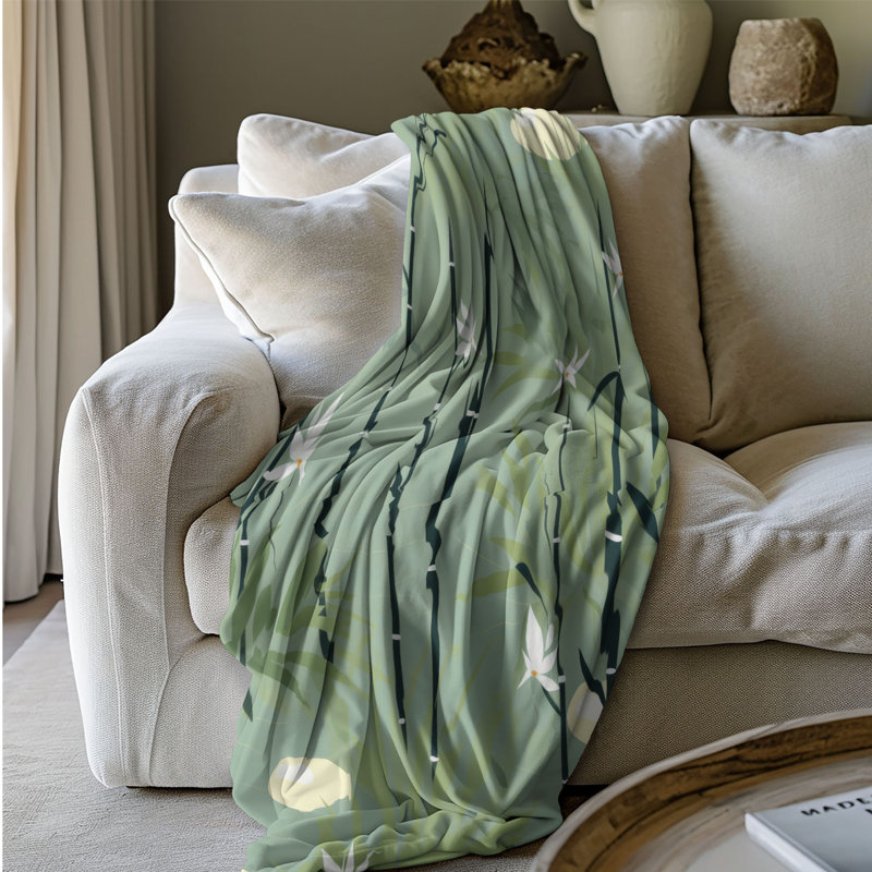 Bamboo Craft - 1 pièce Sherpa Premium, L 80 po x l 60 po