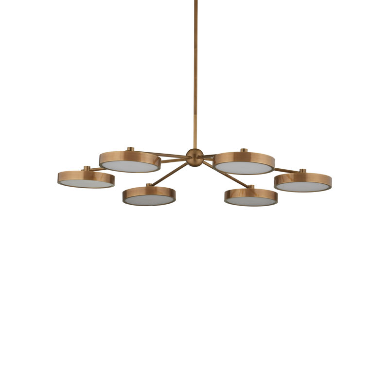 6 - Light LED Chandelier