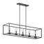 Luminaire de style lustre en verre 5 lumières Roisin Farmhouse