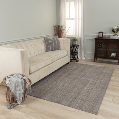 Tapis rectangulaire en laine tissé à la main Niyia
