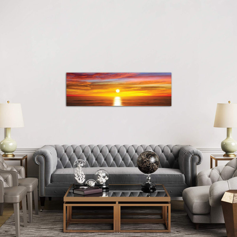 Sunlit Horizon IV by Maggie Olsen - Wrapped Canvas Panoramic Print, 152.4 cm H x 50.8 cm W x 3.175 cm D