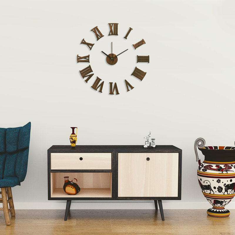 Grubbs Wall Clock, Wood