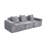 Convertible Floor Sofa Bed With Pillow, Back Support, Armrest, Comfy Futon Couch For Living Room And Bedroom In Corduroy Fabric-2002493394