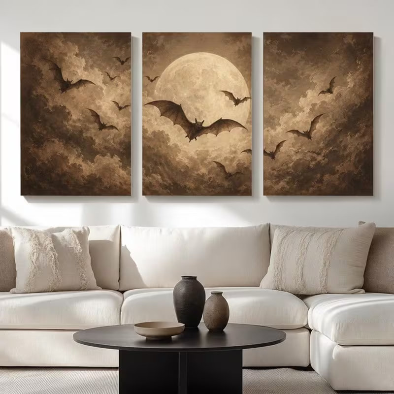 3 Piece Wrapped Canvas Wall Art, 30cm H x 20cm W