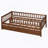 Wood Daybed With Trundle And Fence Guardrails-1104622496-1104622526