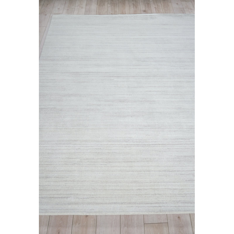 Serenity handloomed PET Beige/Brown Area Rug, Rectangle 9' x 12', Beige/Brown