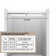 56"-60"W x 76" H Reversible Frameless Single Sliding Shower Door With 3/8"Clear Tempered Glass