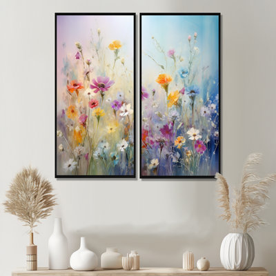 Wildflowers Blossoming Dreams - Art mural fleurs sauvages