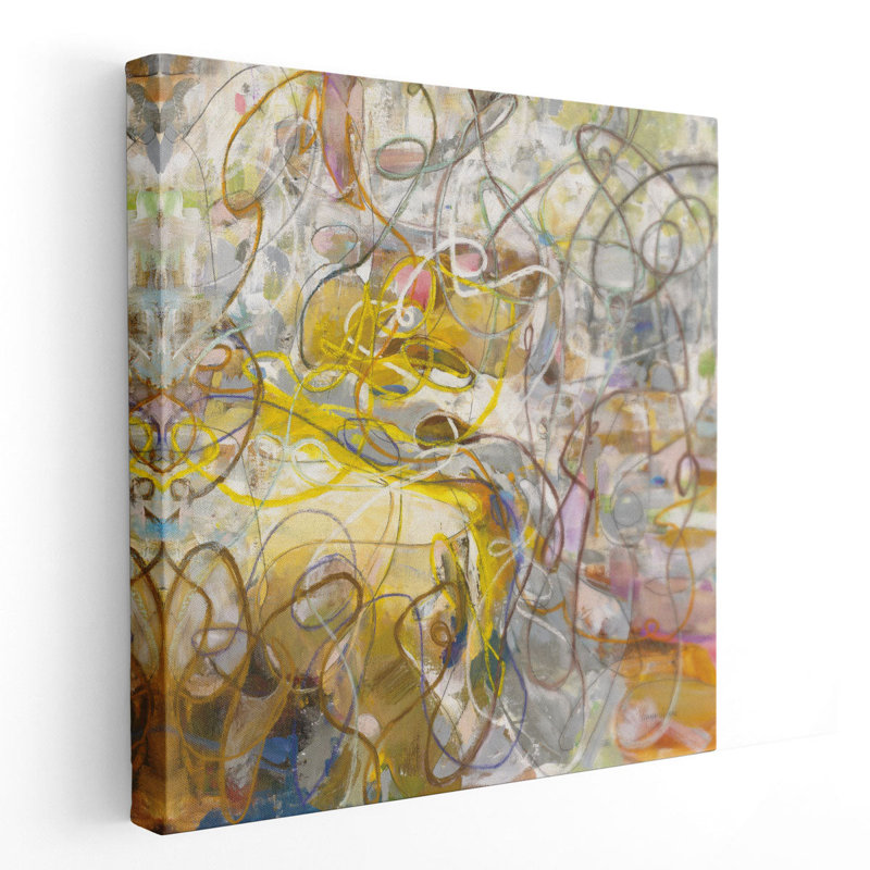 «Strings of Light II», reproduction d'art sur toile, H 12 po x l 12 po